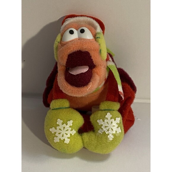 Disney Little Mermaid Plush Christmas Ornament Flounder Sebastian 1987 McDonalds - Picture 11 of 16